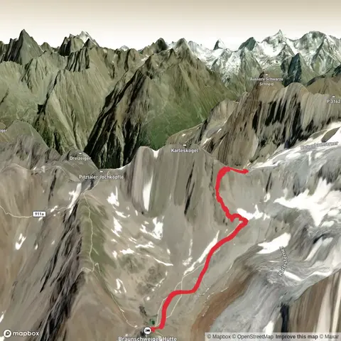 Hike from Imst to Braunschiveiger Hut