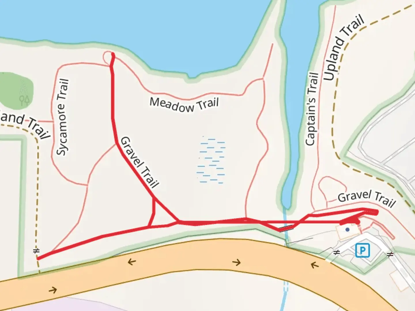 An image depicting the trail Gravel Trail and its surrounding area.