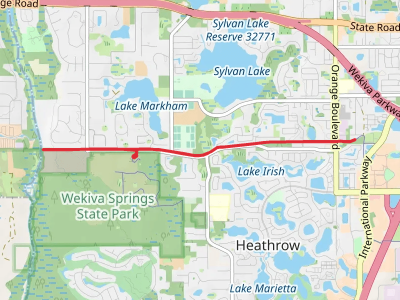Seminole Wekiva Trail Out and Back