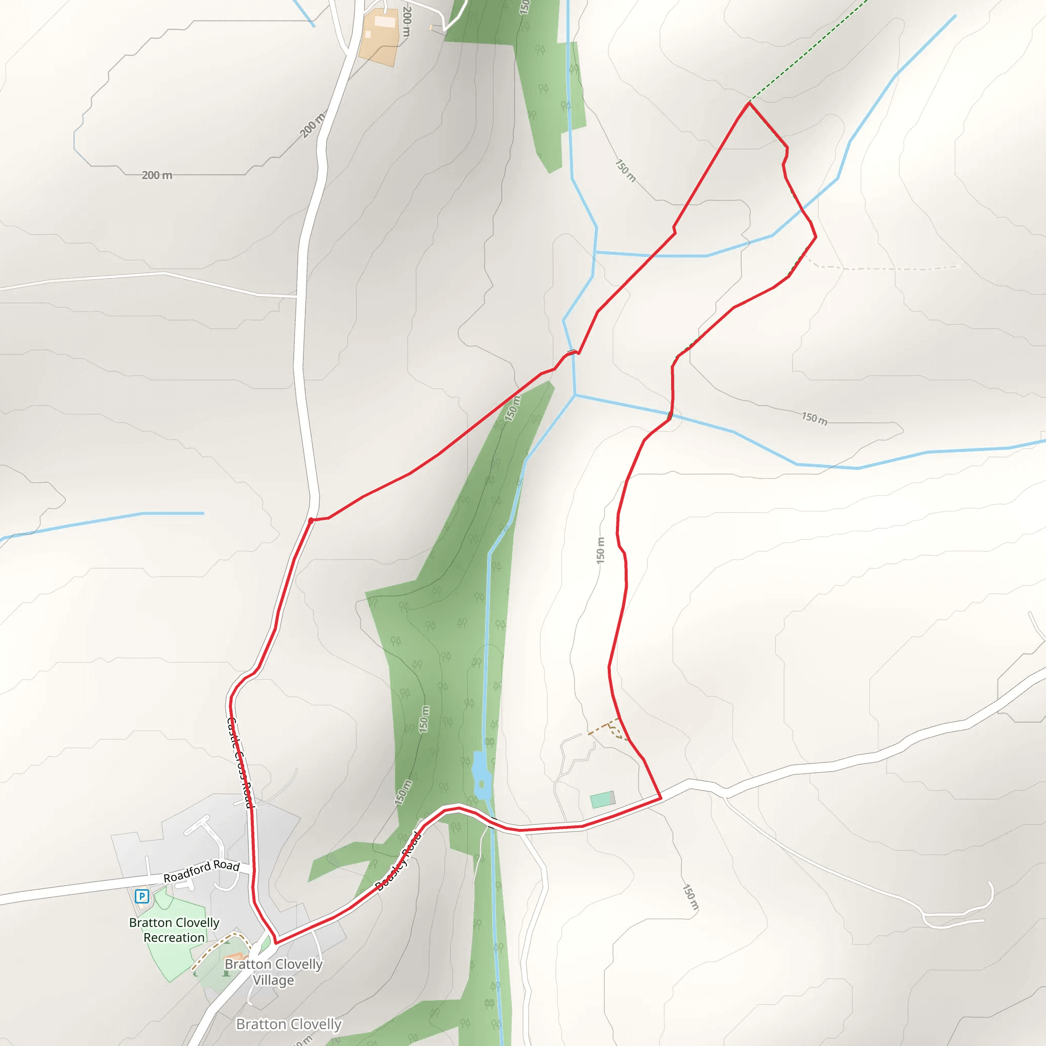 The Packhorse Trail mobile static map