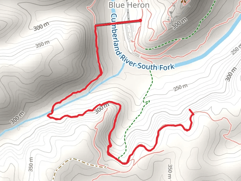 Cumberland River South Fork via Kentucky Trail