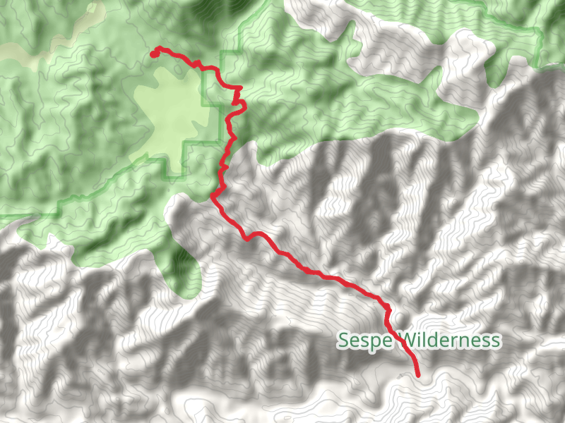 Johnston Ridge Trail mobile static map