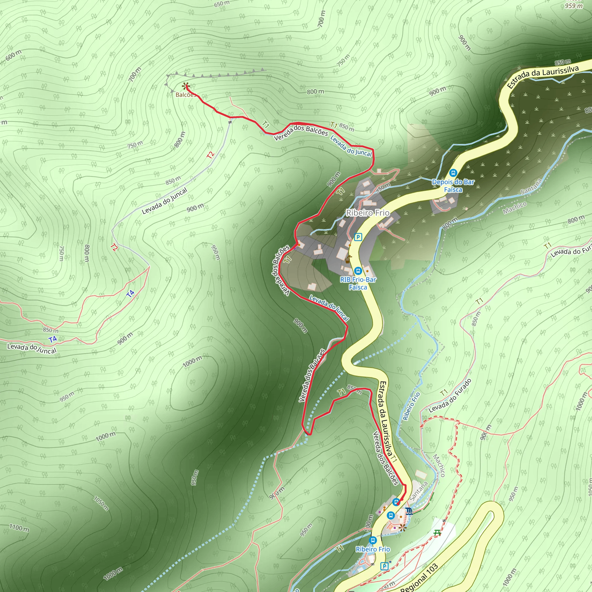 PR 11 Vereda dos Balcões mobile static map