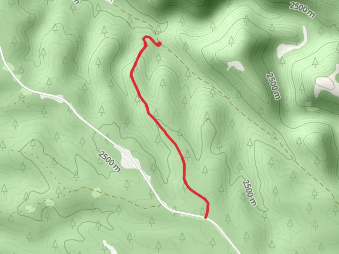 An image depicting the trail Lookout Canyon Lower Trail and its surrounding area.