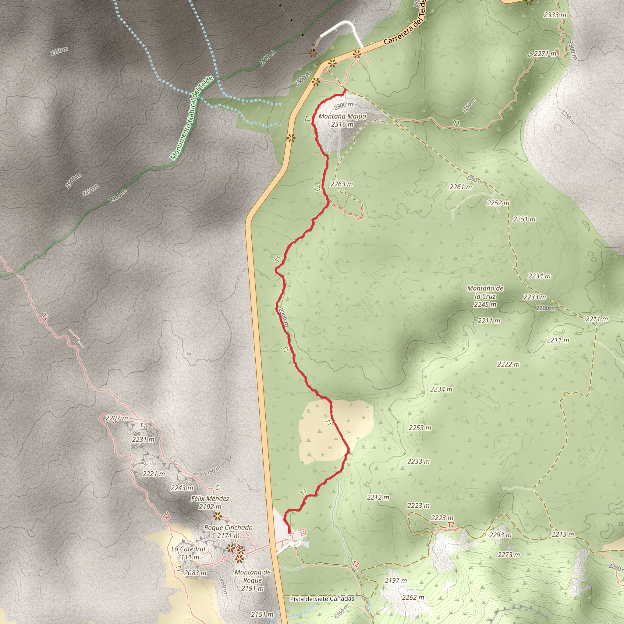 Majúa mobile static map