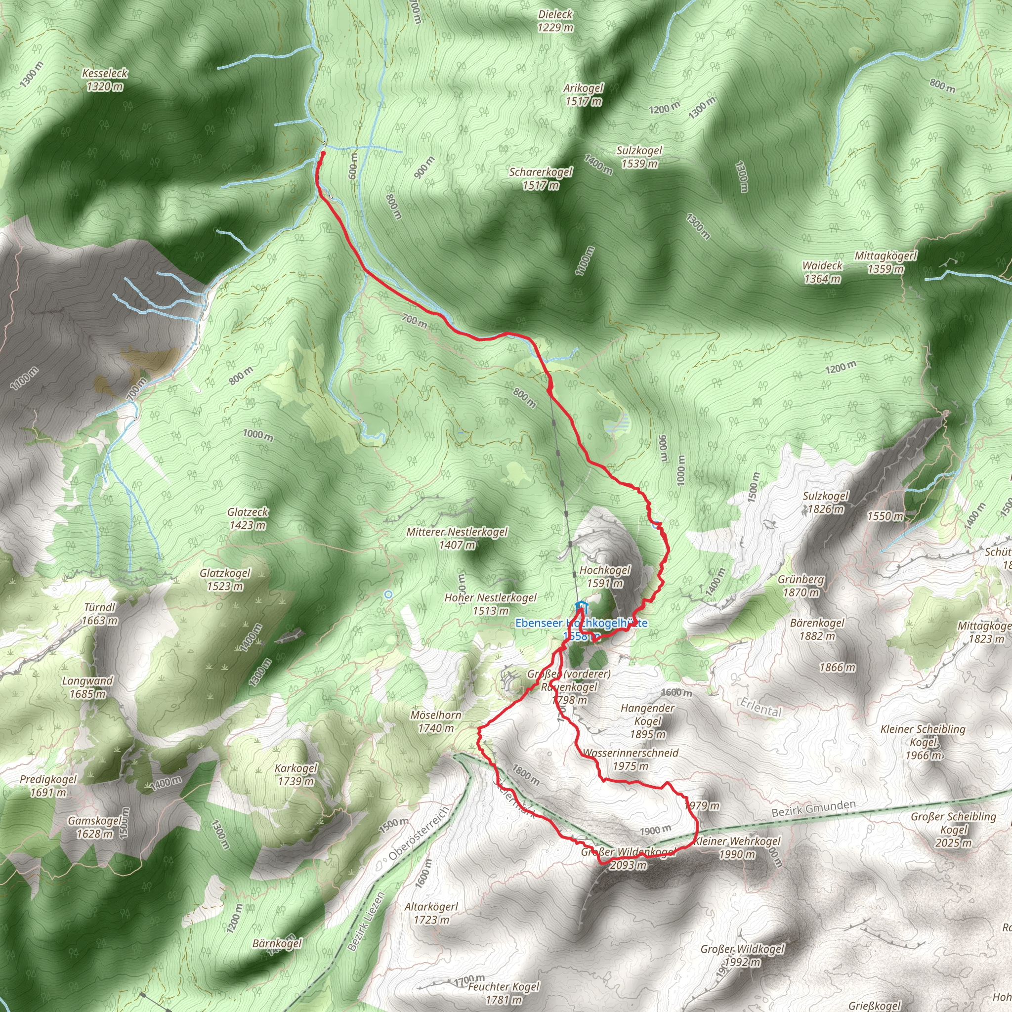 Schönberg in Ebensee mobile static map