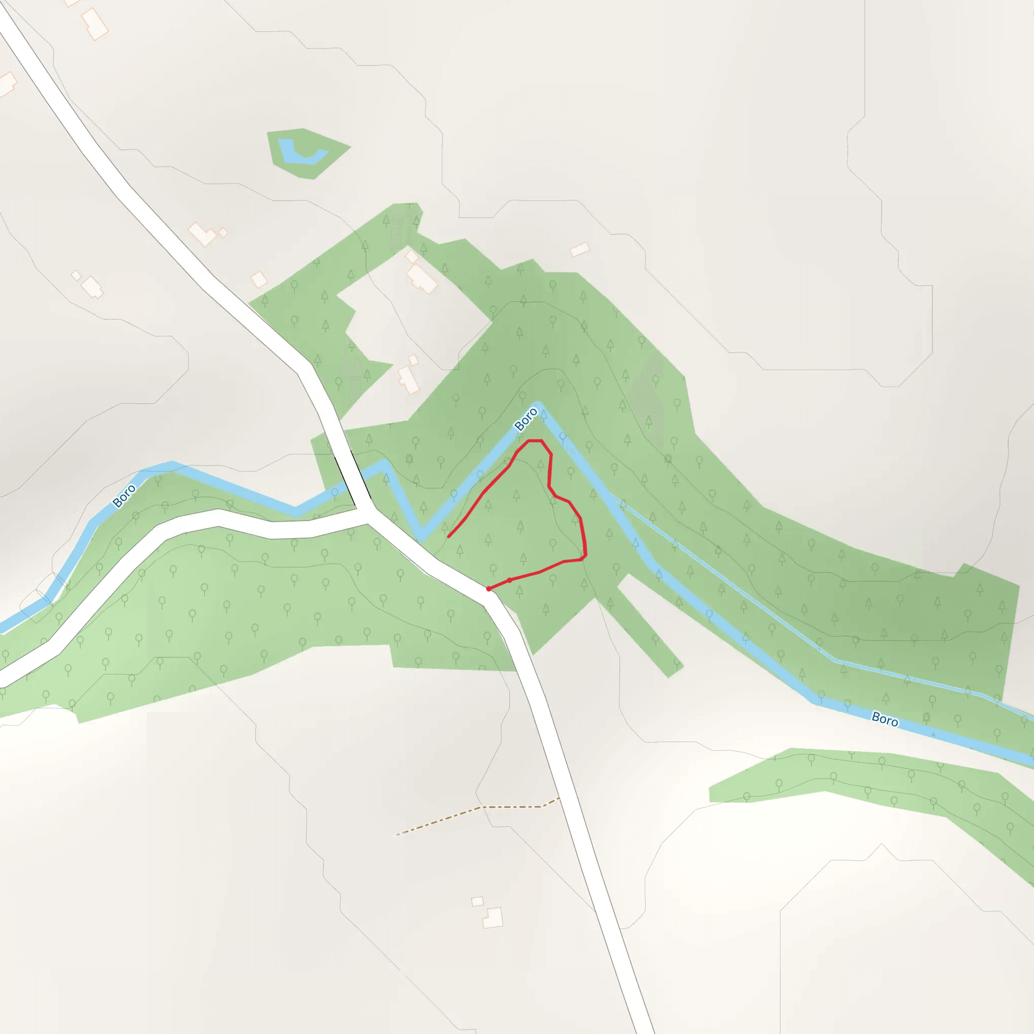 Borodale - Dunanore mobile static map