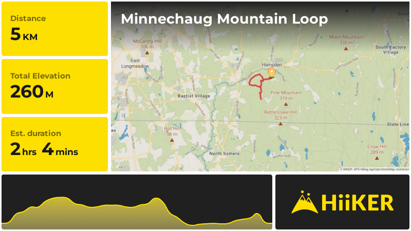 Minnechaug Mountain Loop | Hampden County | Massachusetts