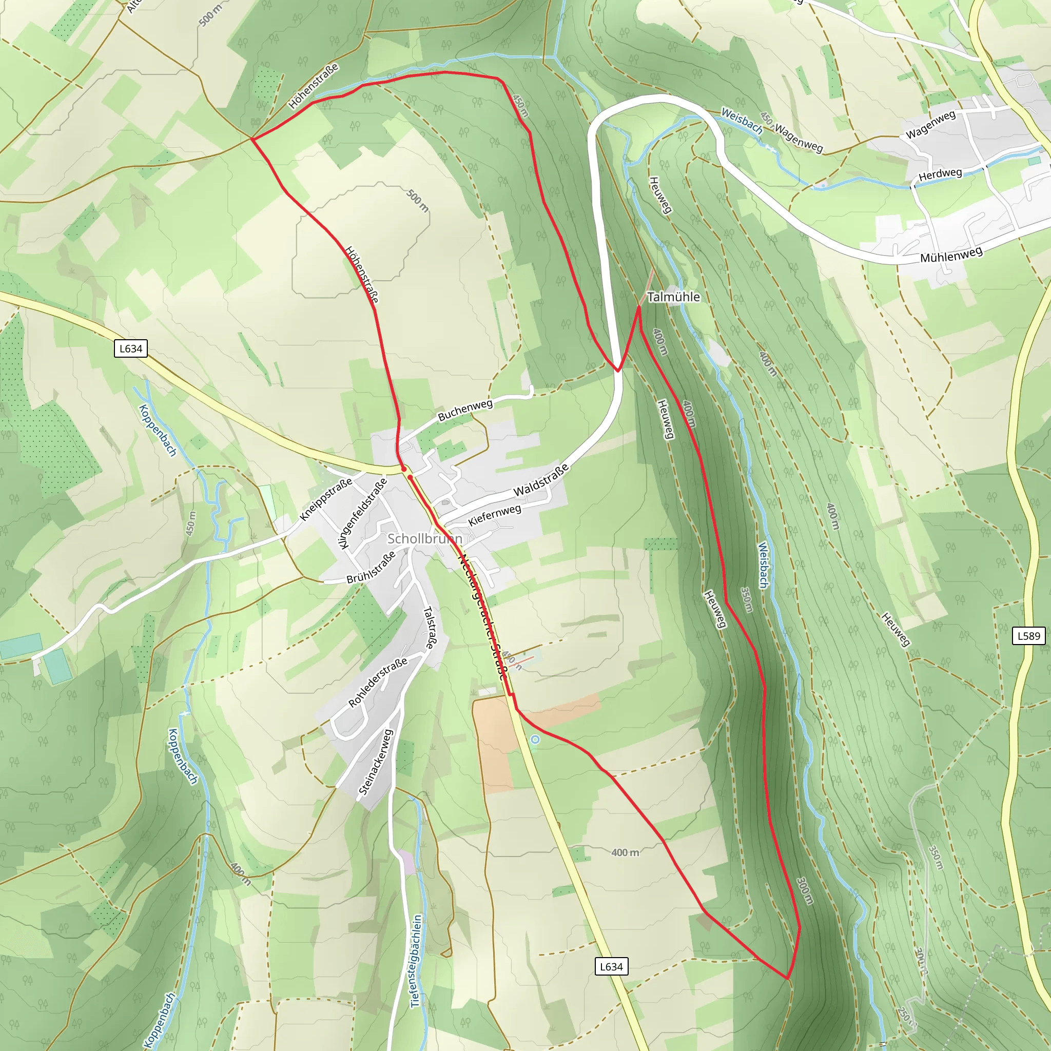 Naturpark Rundweg 47 mobile static map