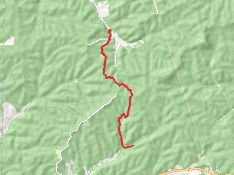 Brazil Creek Campground via Berryman Trail