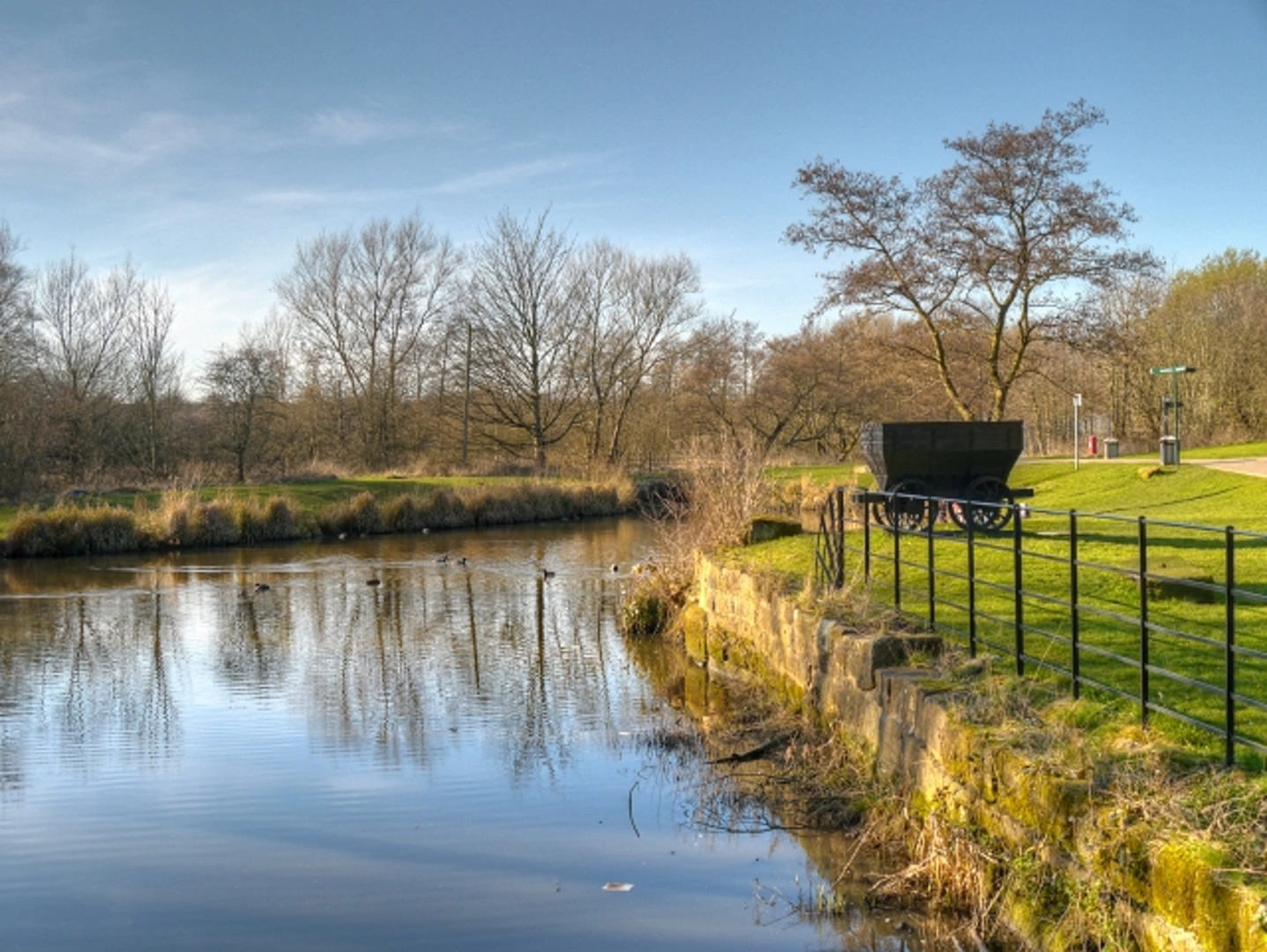 An image depicting the trail Carr Mill Bridge and Sankey Valley Park Walk and its surrounding area.