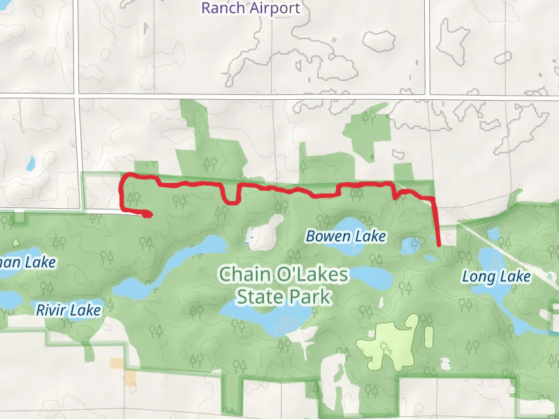 Finster Lakes Out and Back