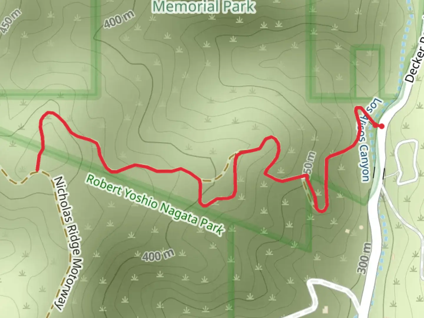 An image depicting the trail Nicholas Flats to Charmlee Connector Trail and its surrounding area.