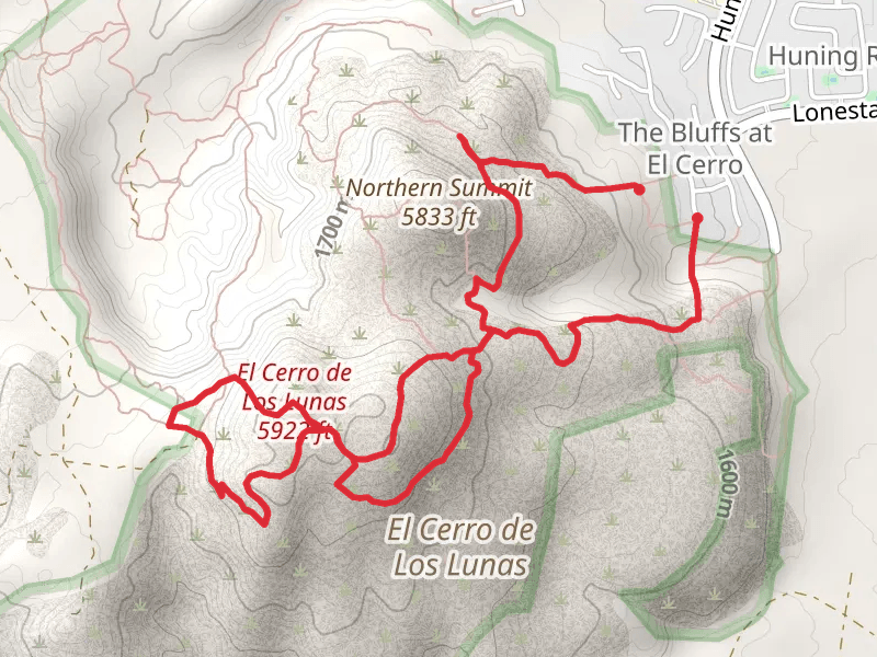 Overlook and El Cerro de Los Lunas Loop Trail