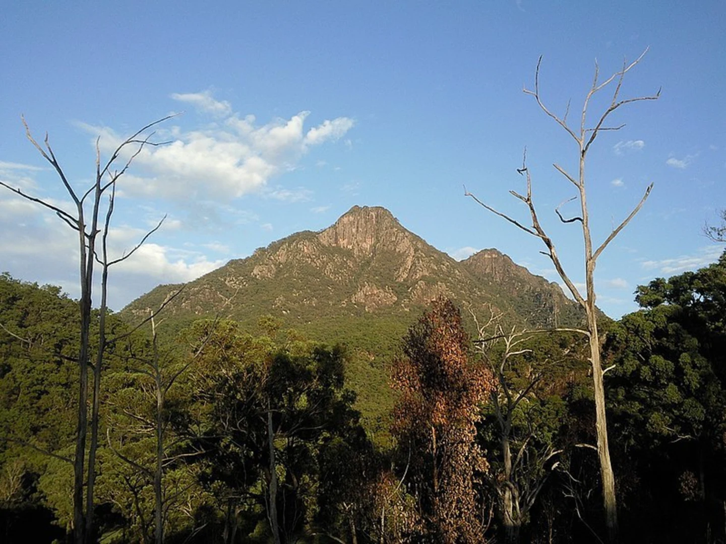 An image depicting the trail Mount Barney Trail and its surrounding area.