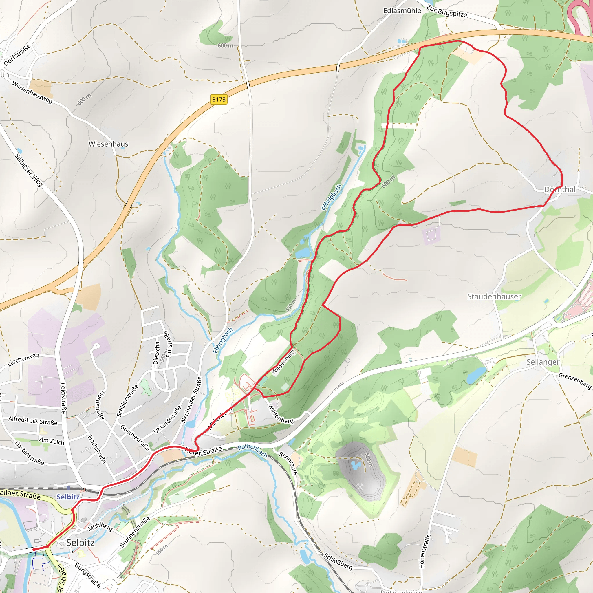 Wildenberg Weg OS mobile static map