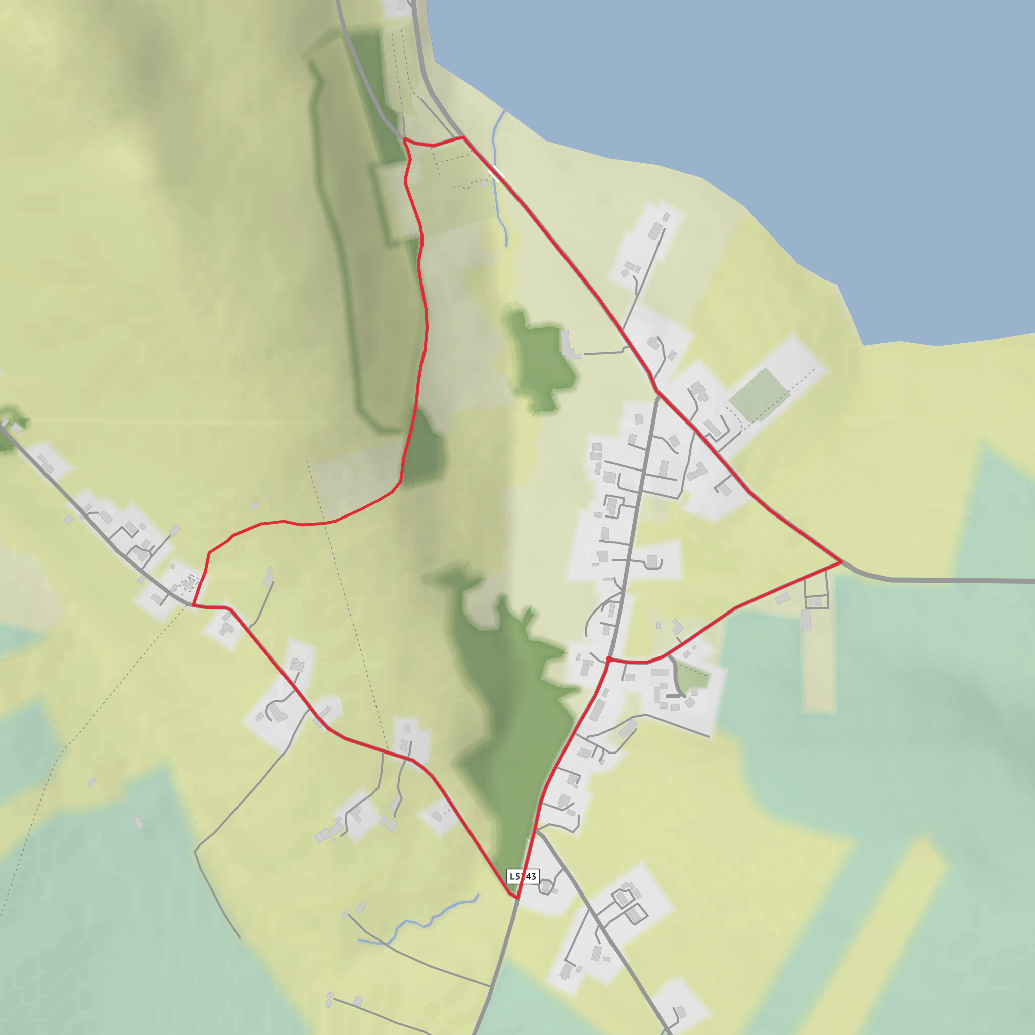 Pullathomas Loop mobile static map