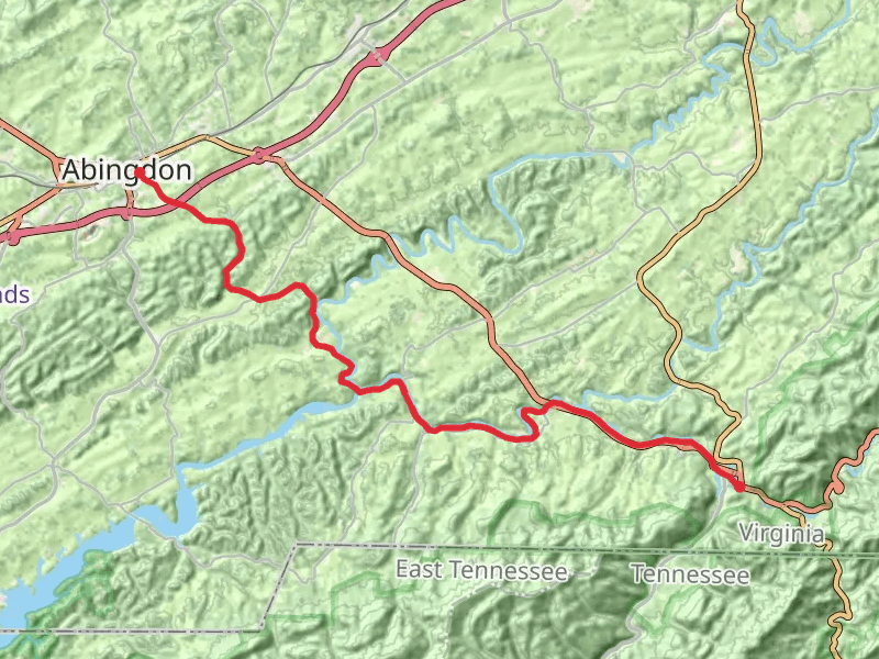 Virginia Creeper Trail Point to Point