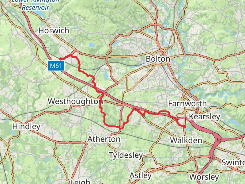 Walkden to Horwich Parkway Walk