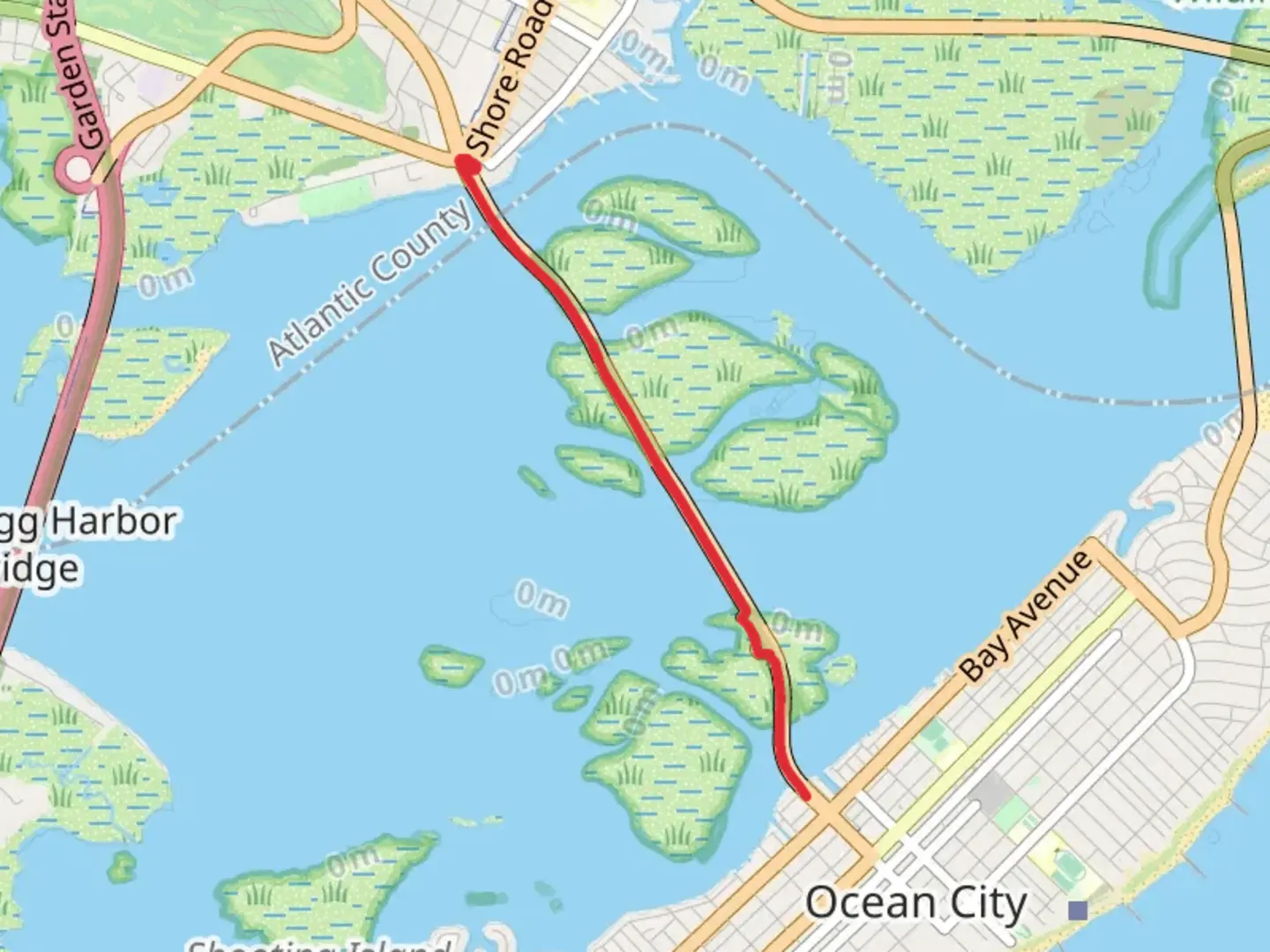 An image depicting the trail Ocean City Trail and its surrounding area.