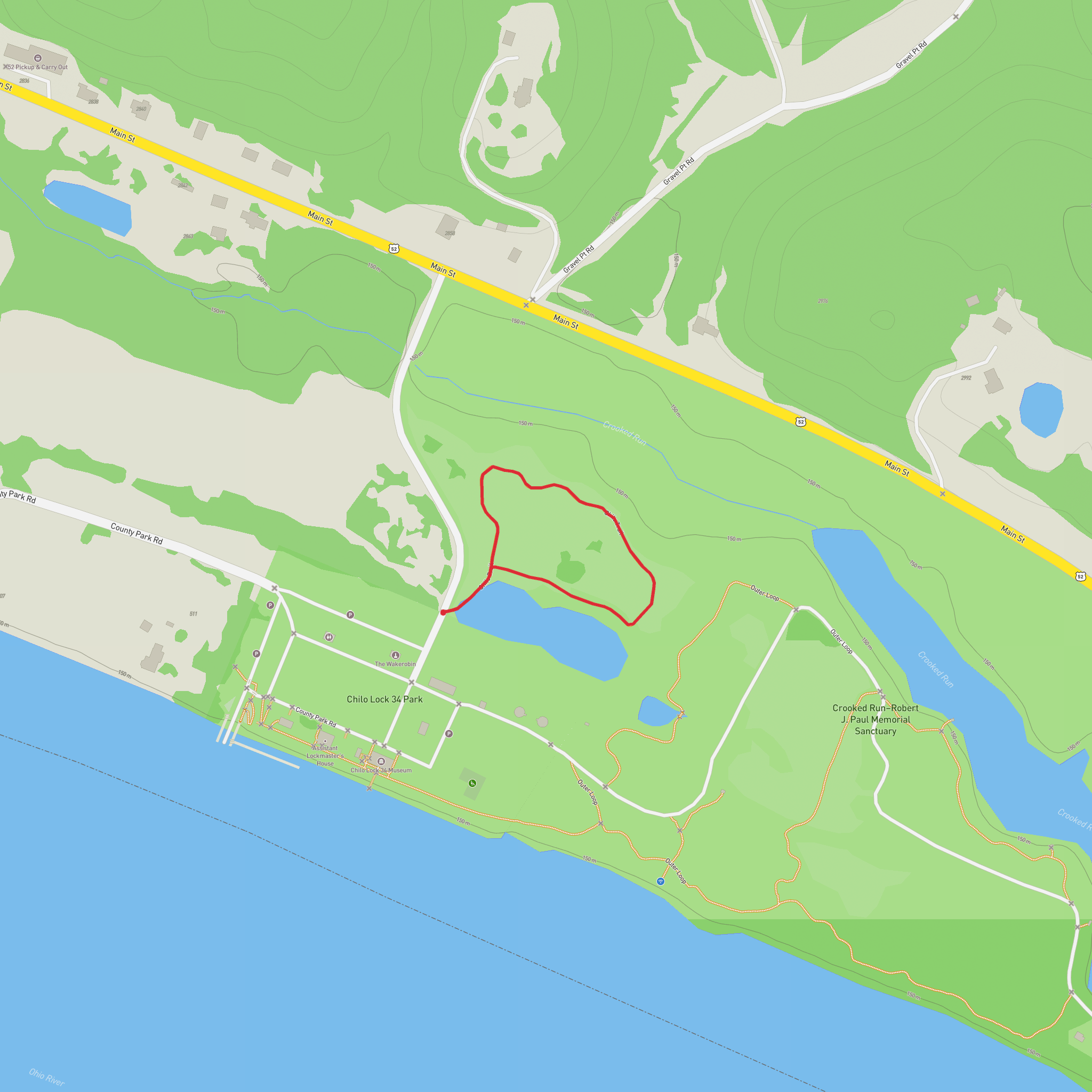 Chilo Loop Trail mobile static map