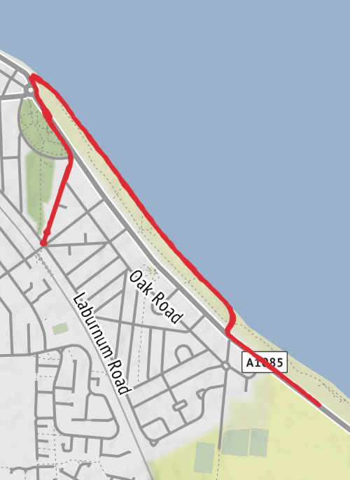 Redcar and Cleveland Running mobile static map