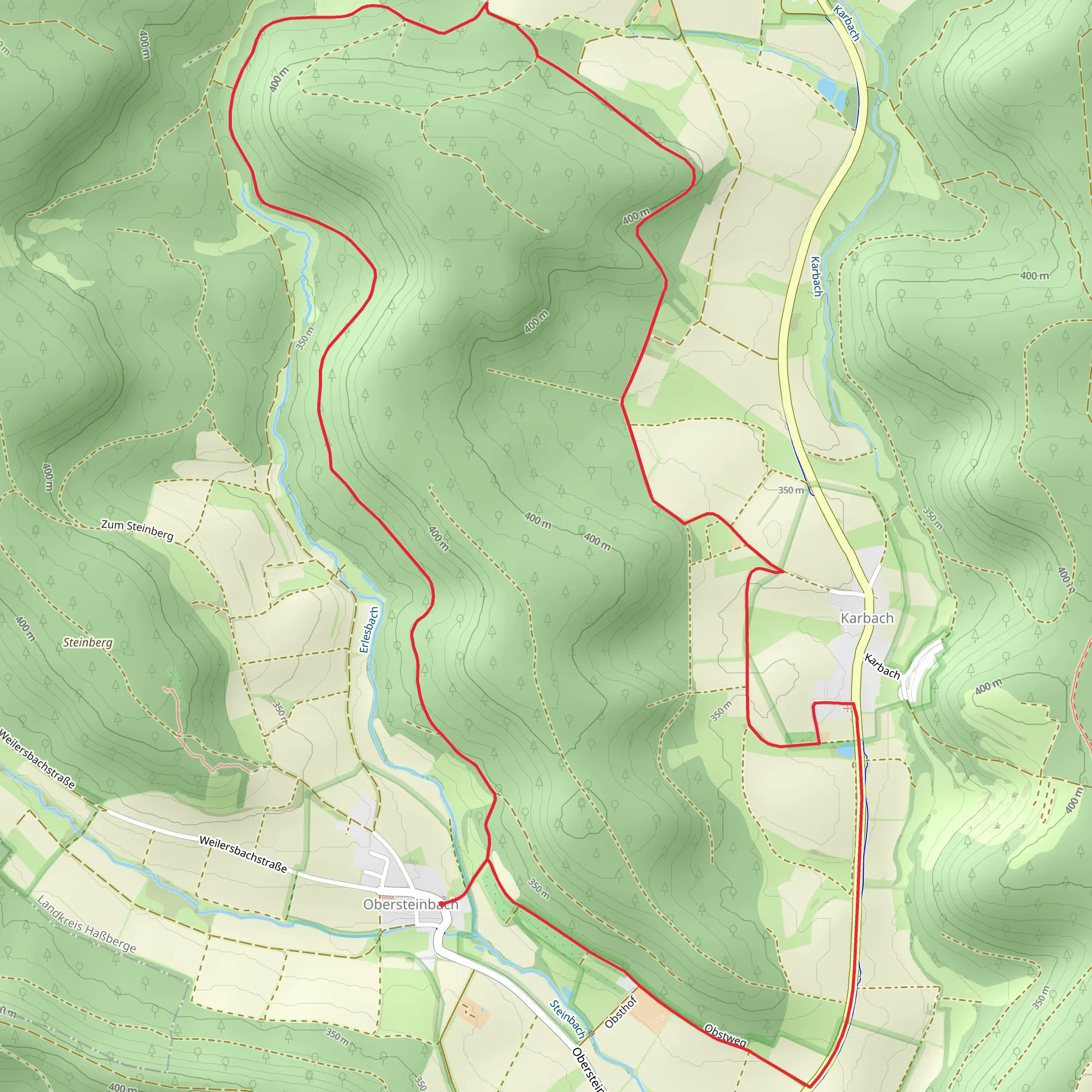 Rundweg Rauhenebrach R1 mobile static map