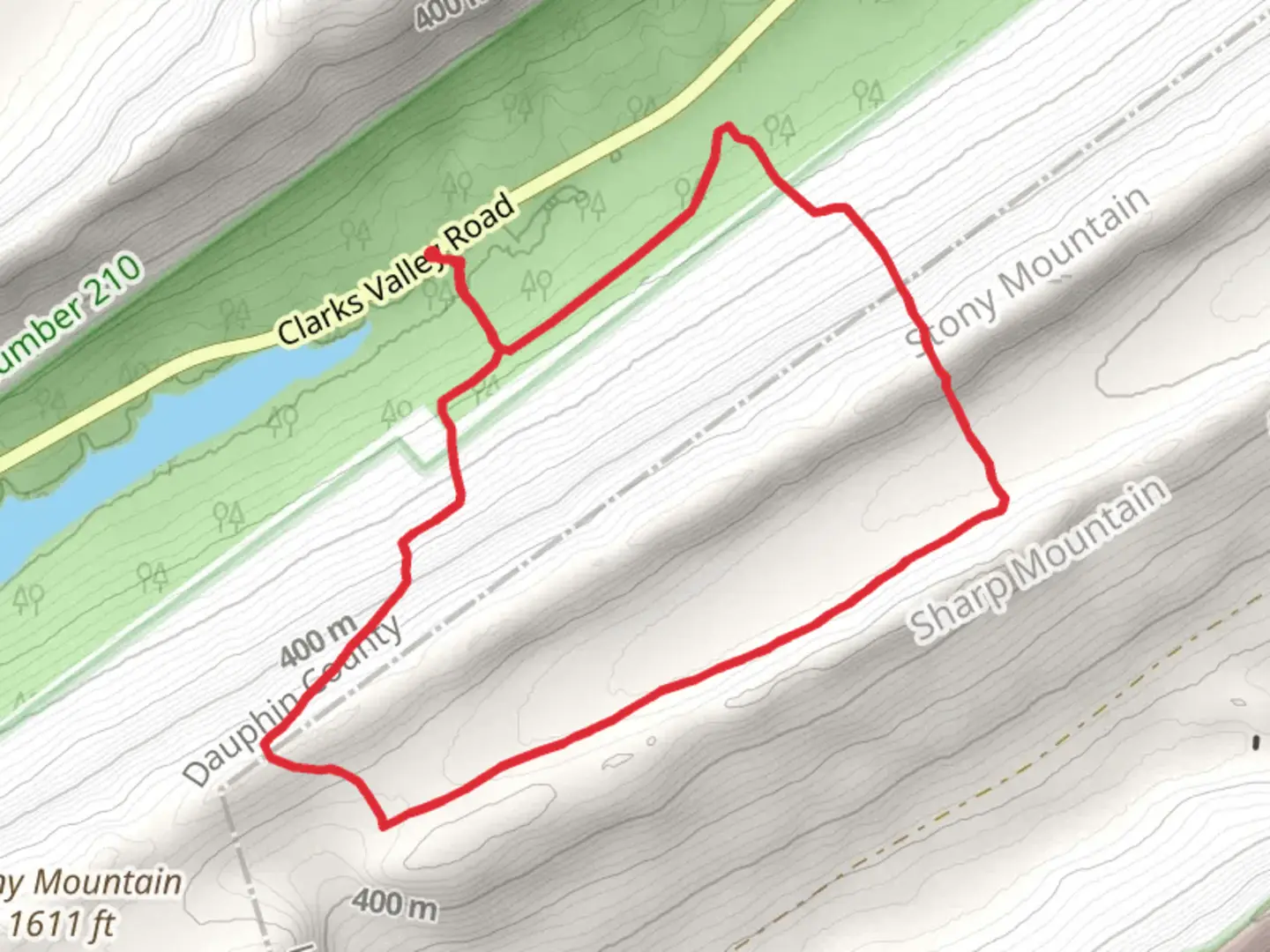 An image depicting the trail Rausch Creek Loop Trail and its surrounding area.