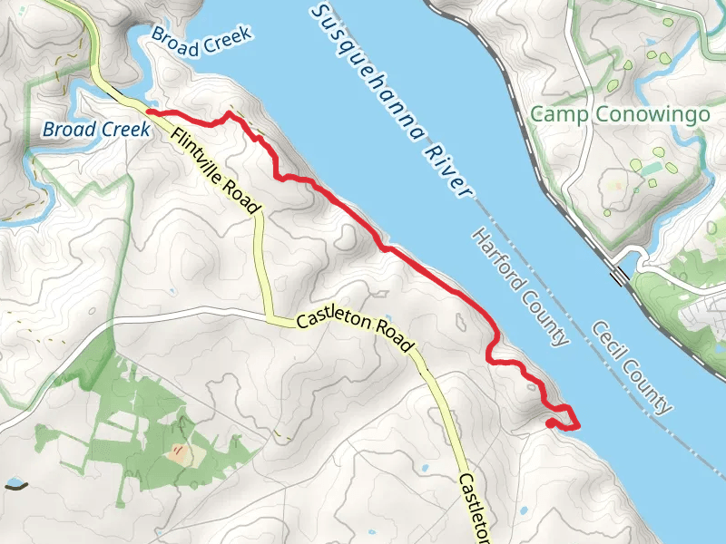 Board Creek via Mason - Dixon Trail
