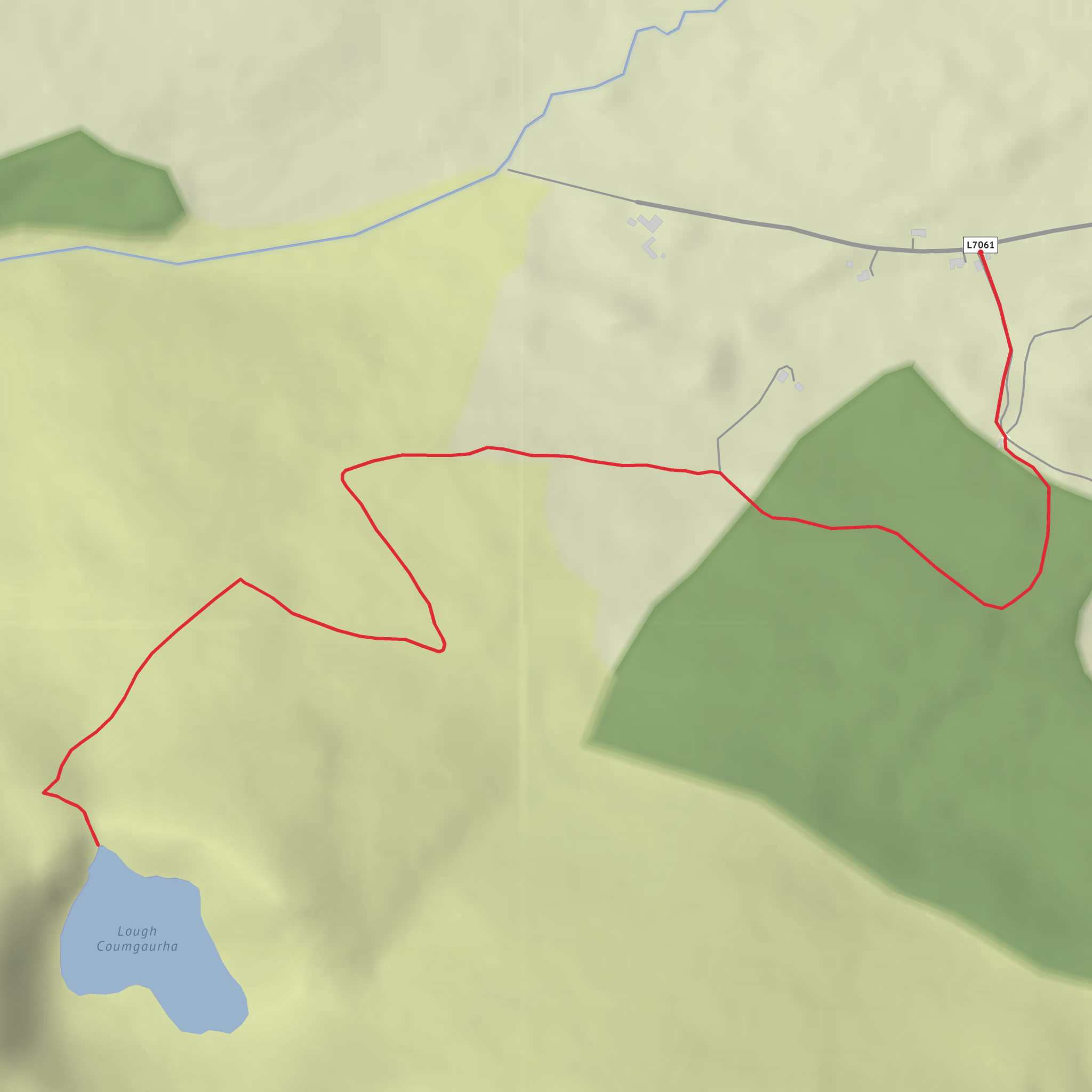 Crotty's Lake mobile static map