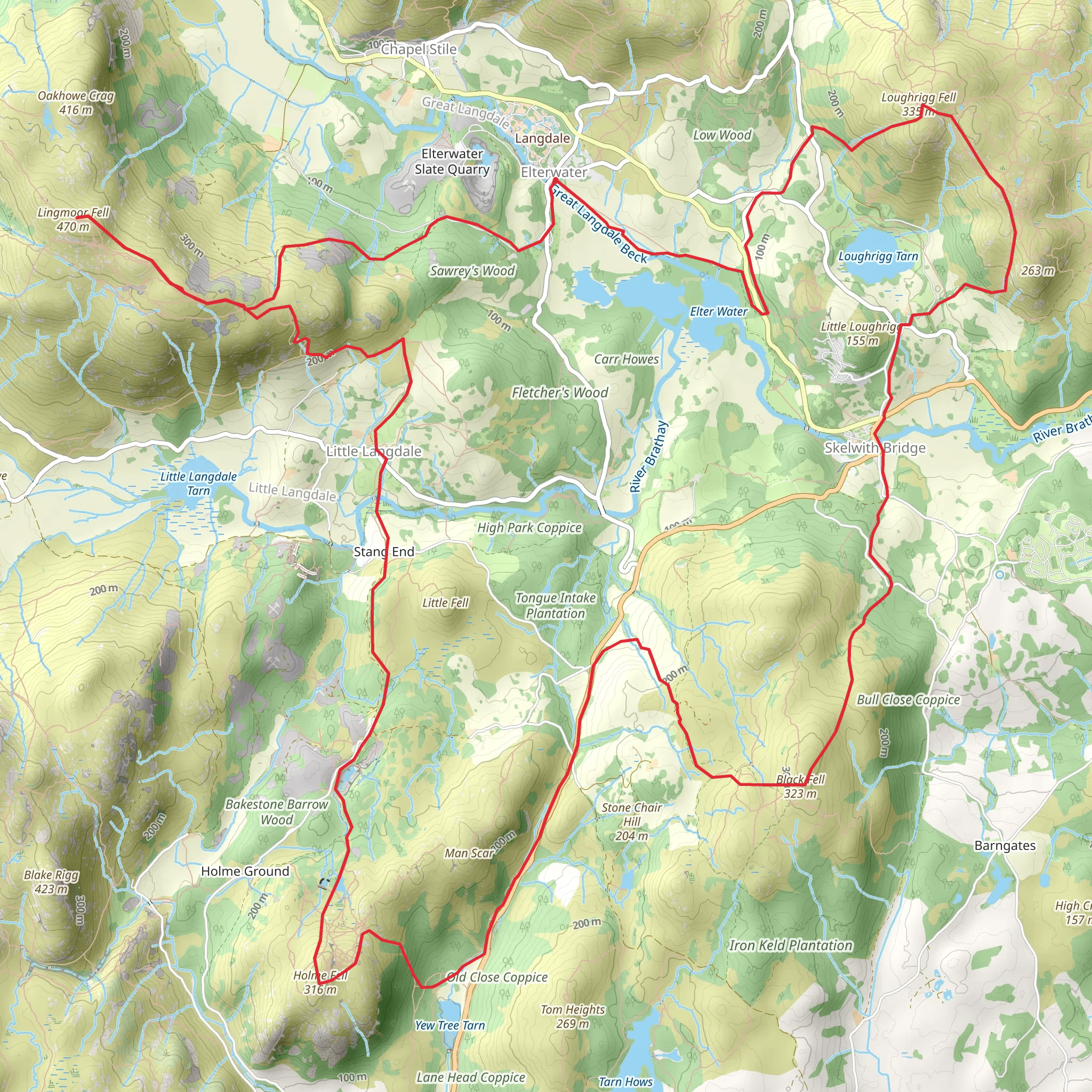 An Elterwater Excursion mobile static map