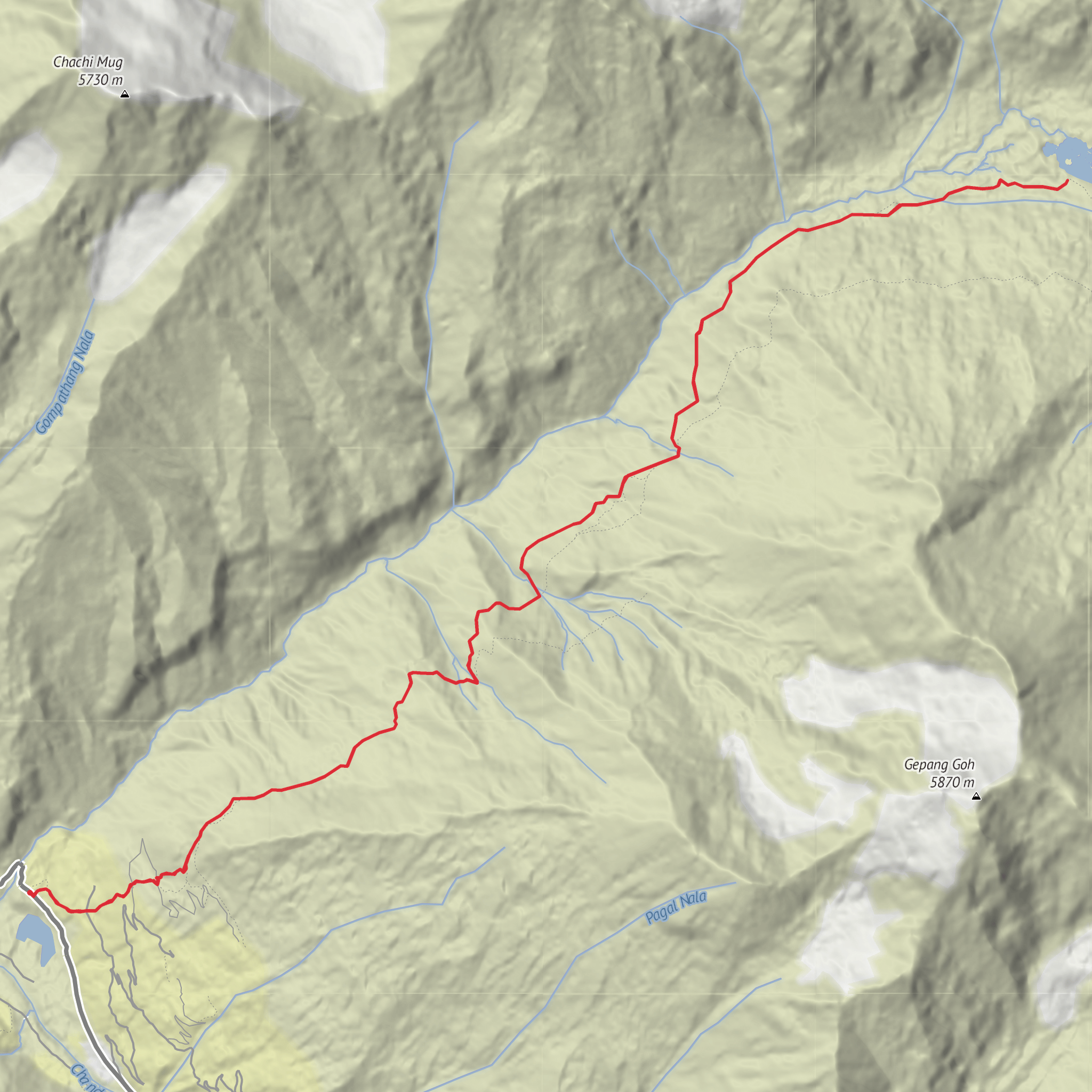 Ghepan Lake mobile static map