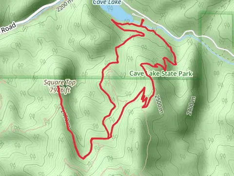 Square Top via Twisted Pine and Overlook Trail