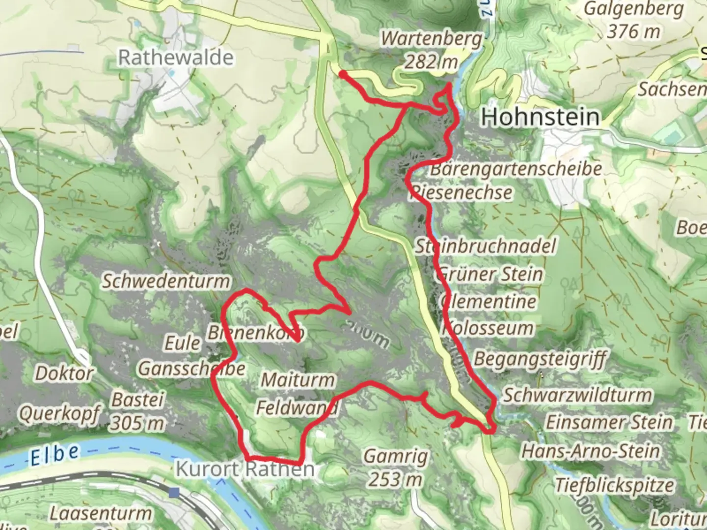 Gruenbach and Hockstein via Sebnitztal Weg | Sächsische