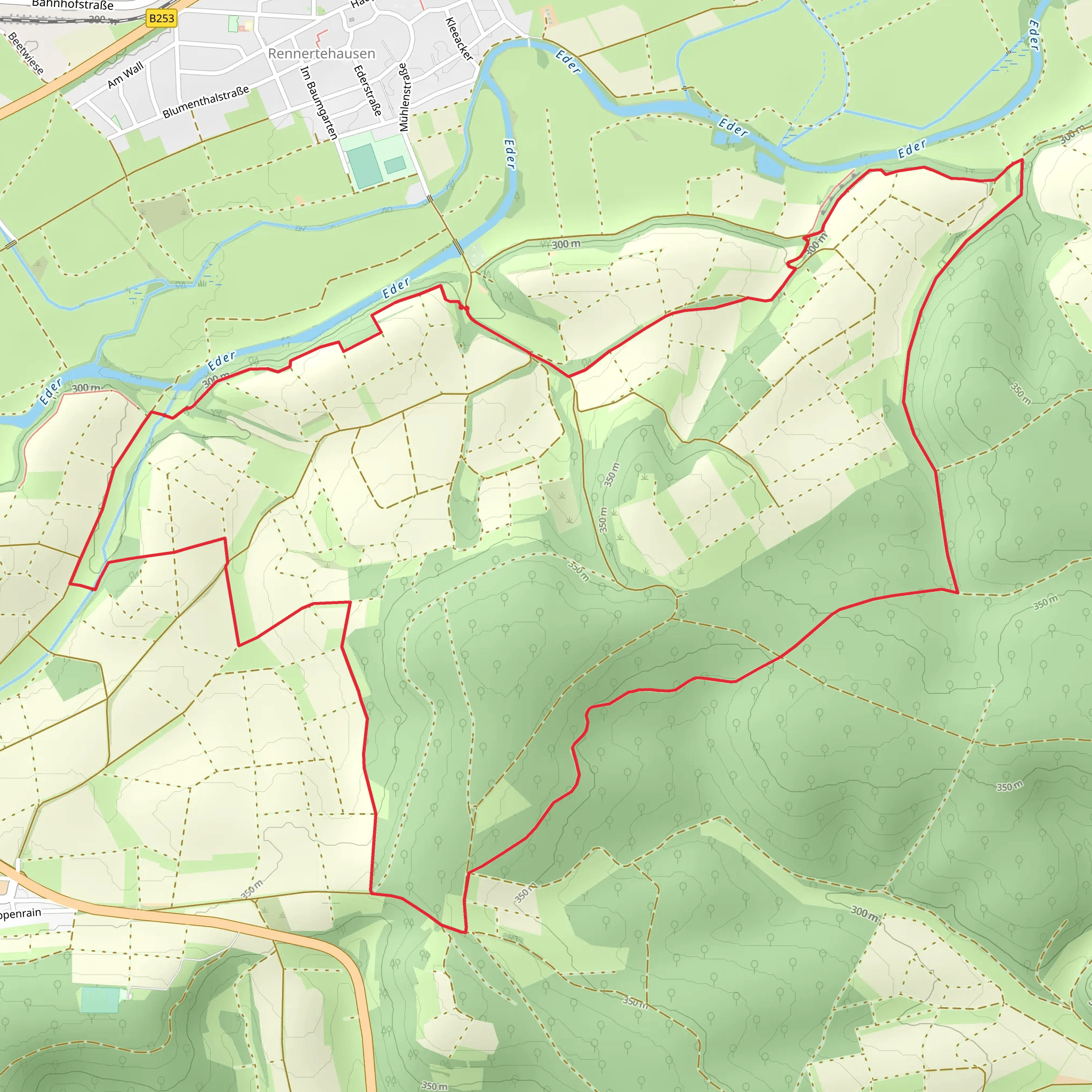 Segelsberg Scenic Loop - Berghofen mobile static map