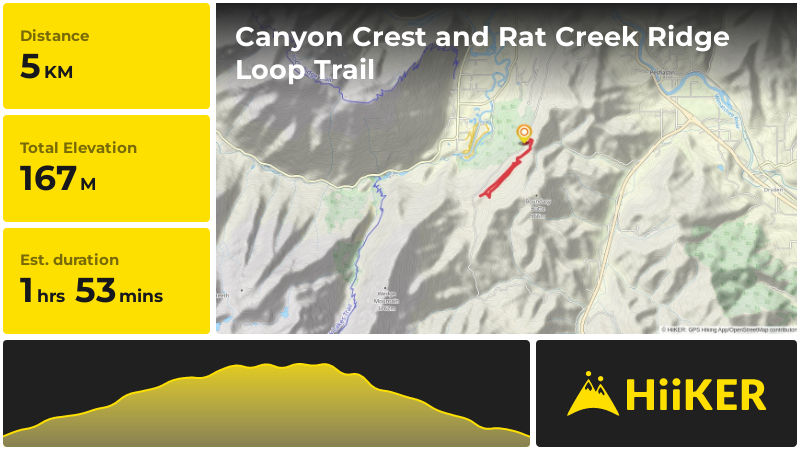 Canyon Crest and Rat Creek Ridge Loop Trail | Chelan County | Washingt