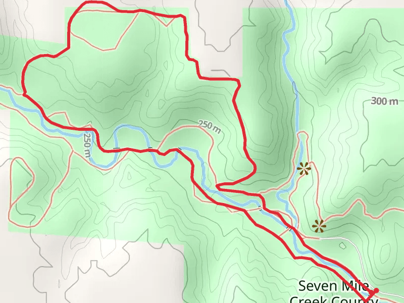 Seven Mile Creek County Park Loop