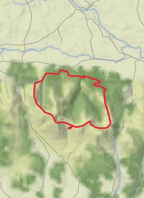 Hike on Knockmealdown Loop mobile static map