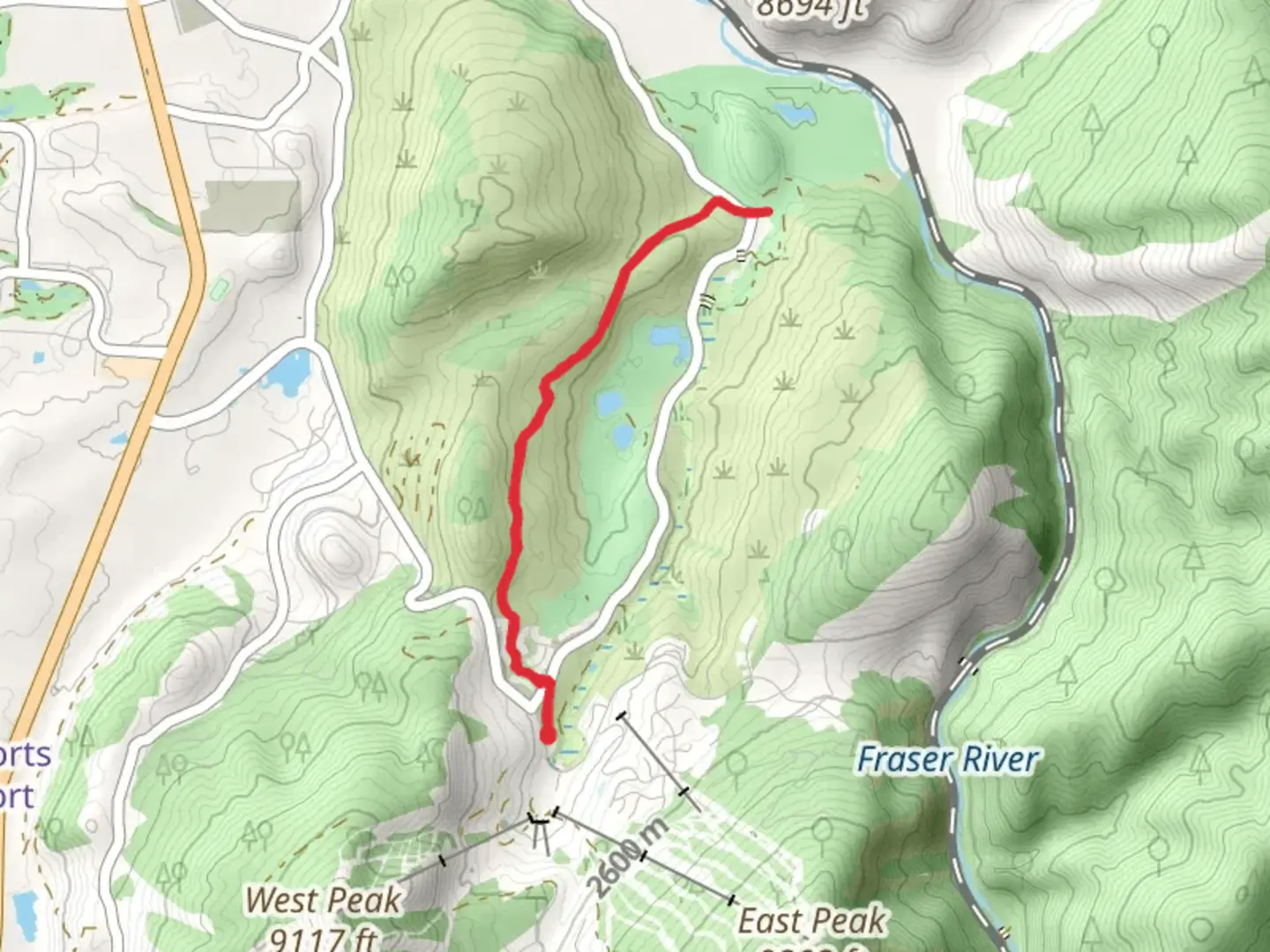 An image depicting the trail Hallett's Peak Trail and its surrounding area.