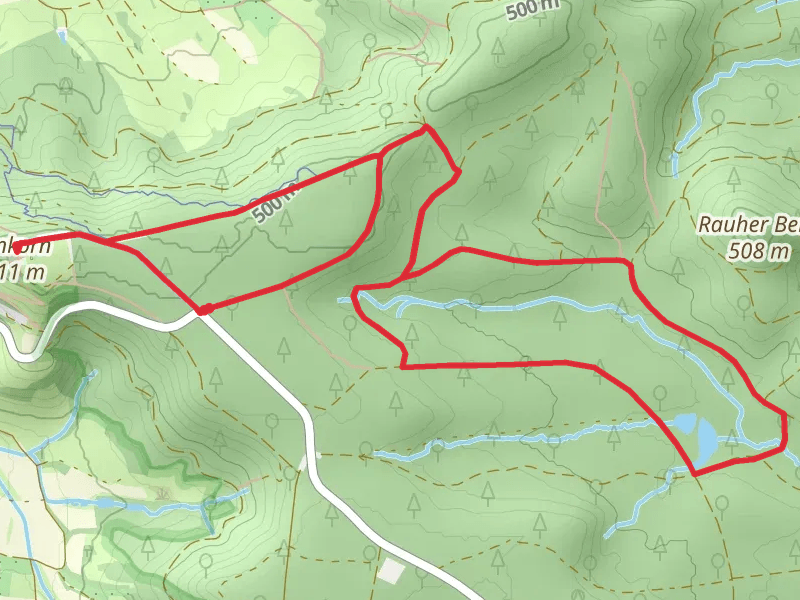 Bombensee Loop via Rundwanderweg Schwaebisch Hall