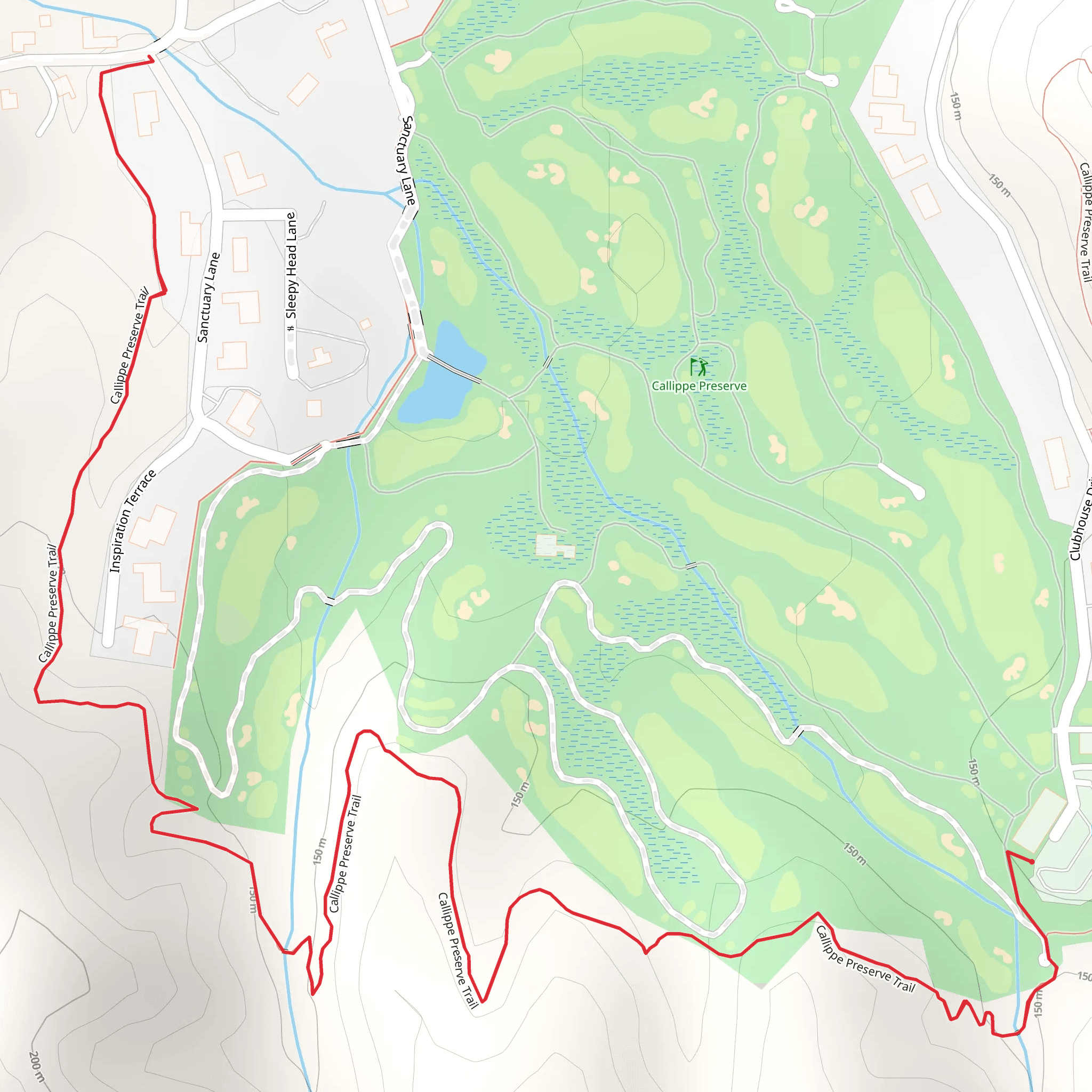 Callippe Preserve Trail mobile static map