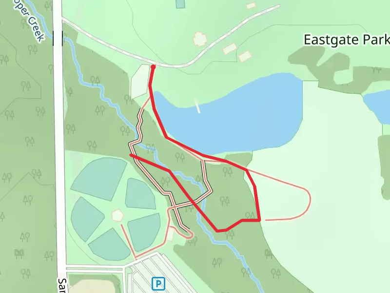 Eastgate Lake and Cooper Creek