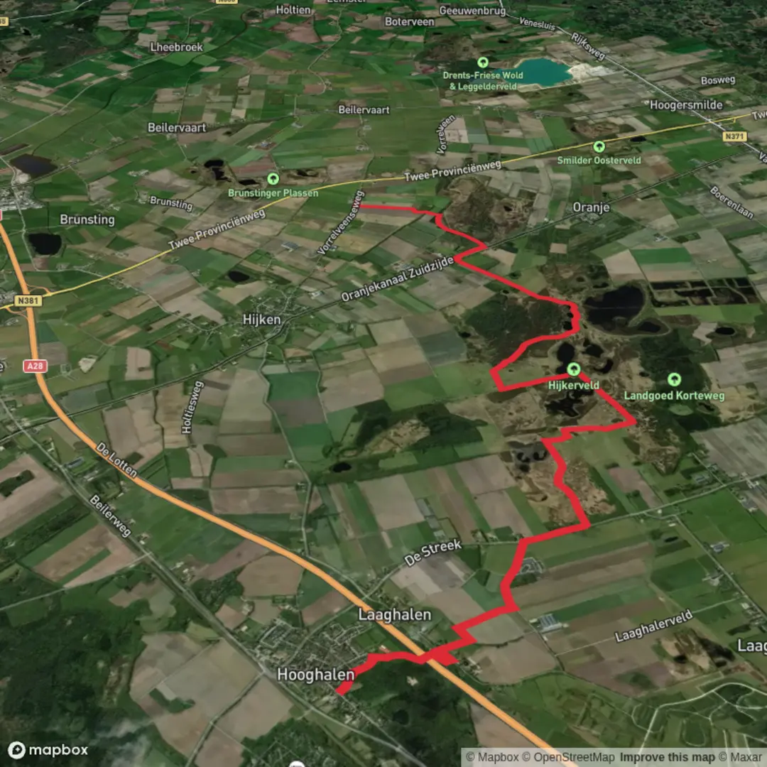 An image depicting the trail 1318-roots-natuurpad-etappe-08 and its surrounding area.