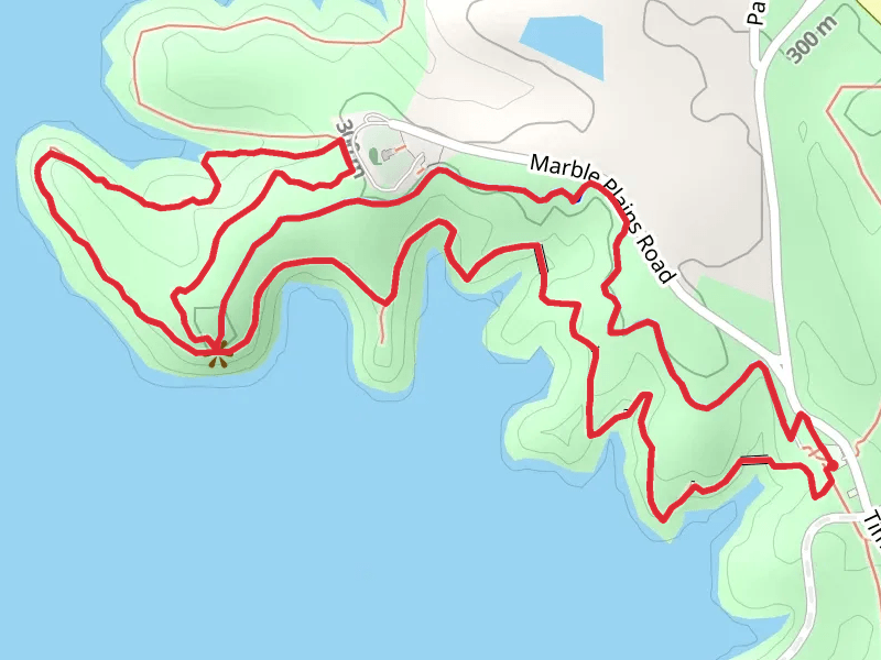 Marble Plains Overlook and Lost Creek Overlook Trail