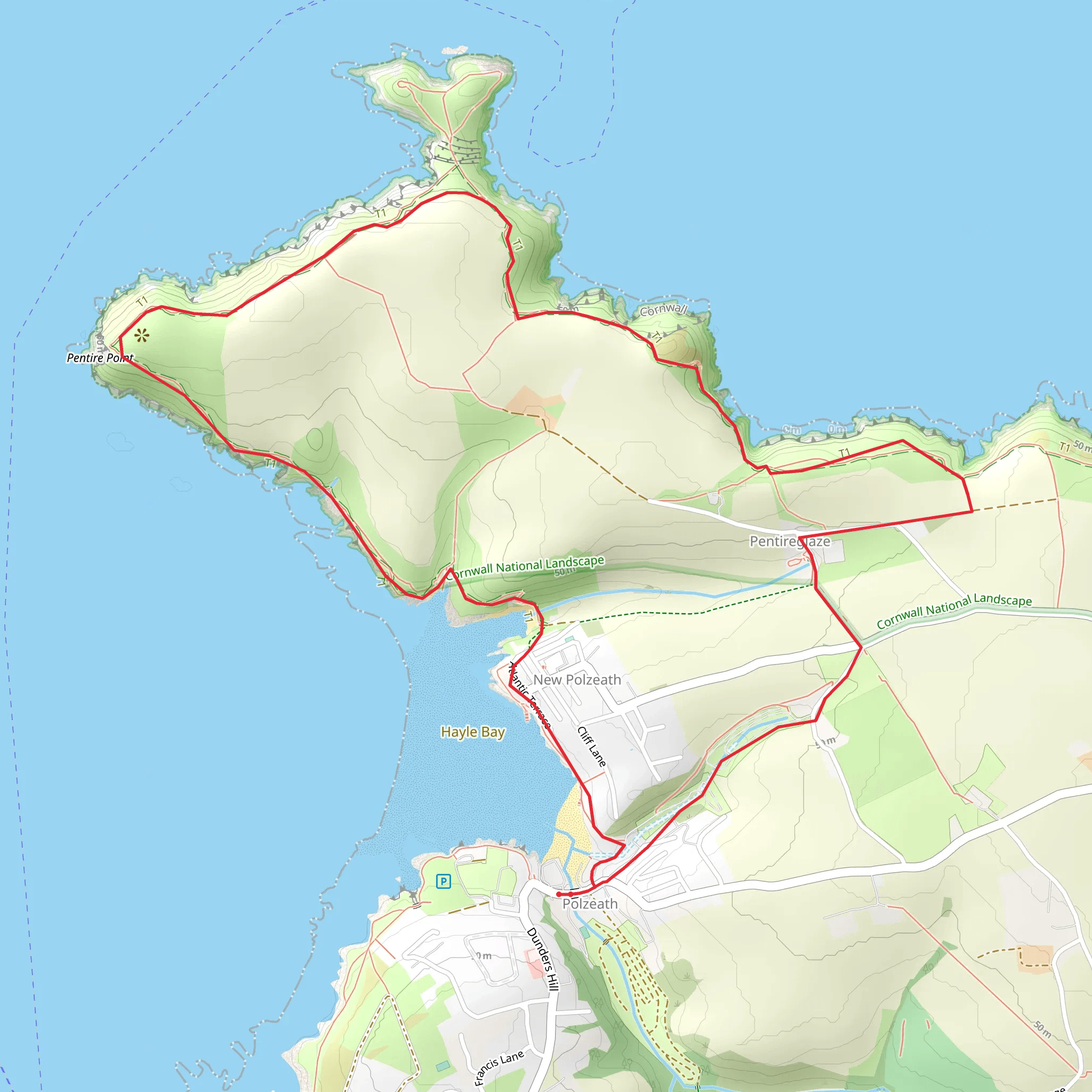 Pentirely Superb Walk mobile static map