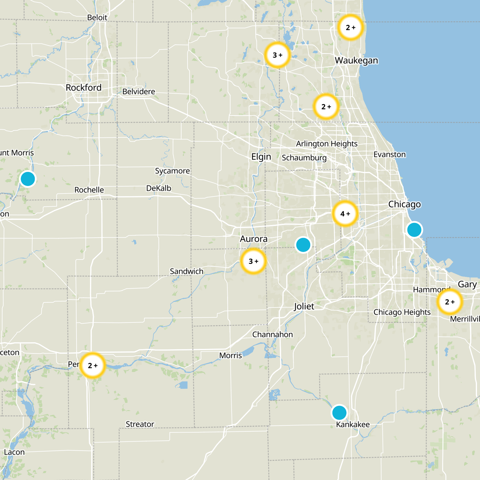 Kane County Static Map