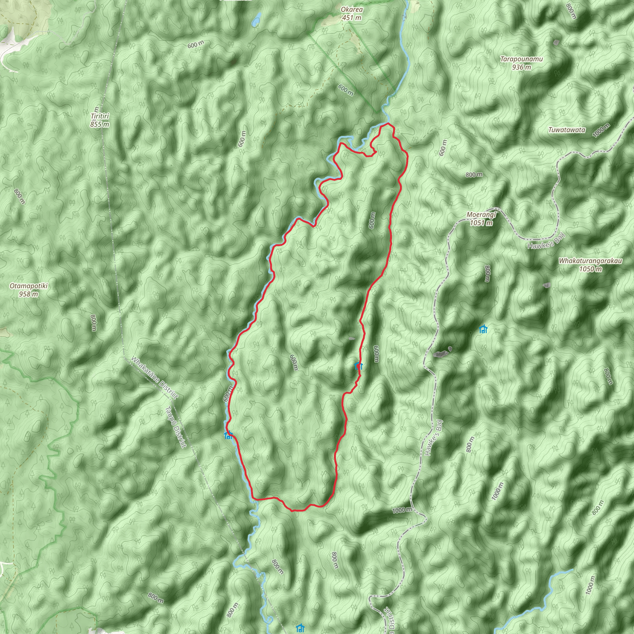 Mangamate Loop Track mobile static map