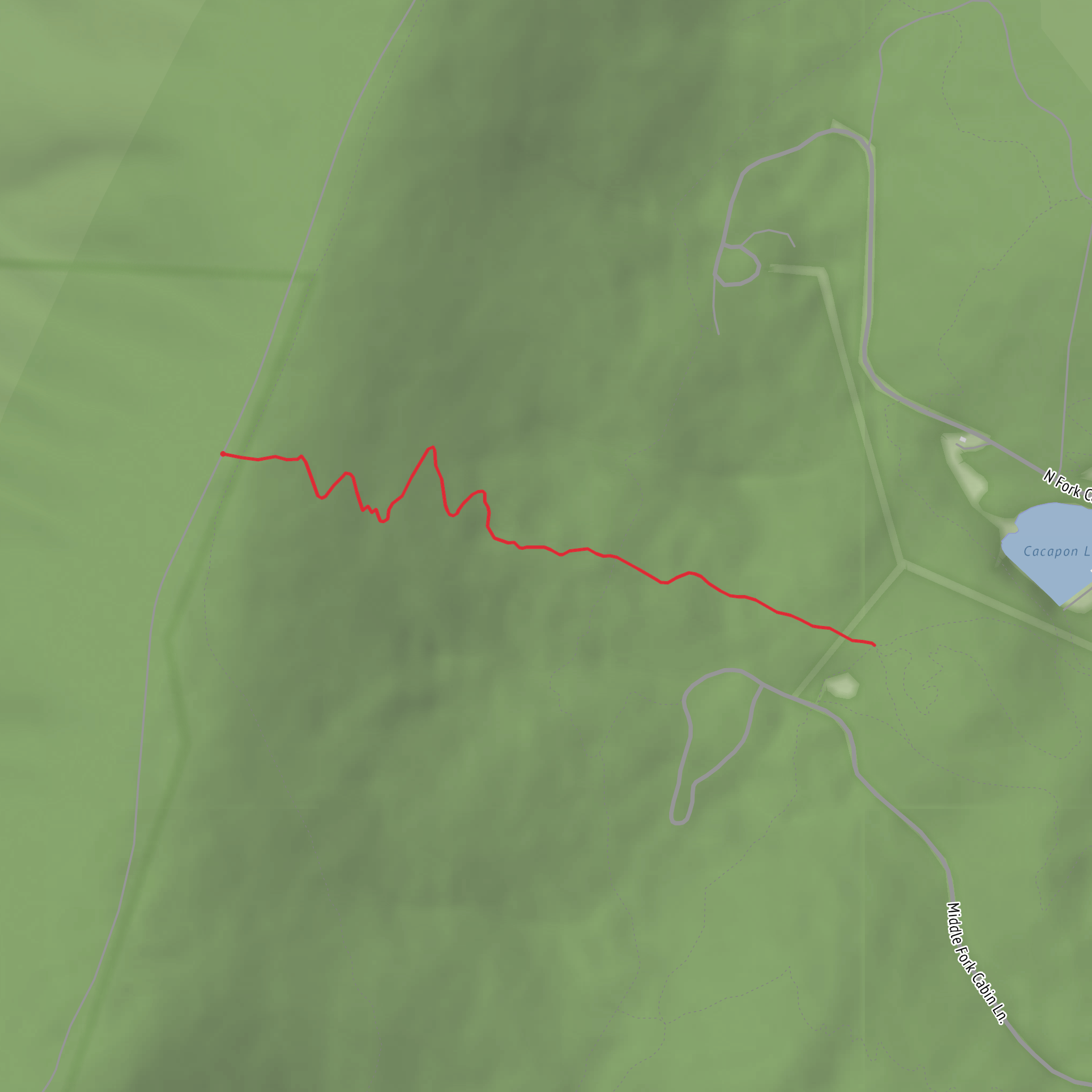 Ziler Trail mobile static map