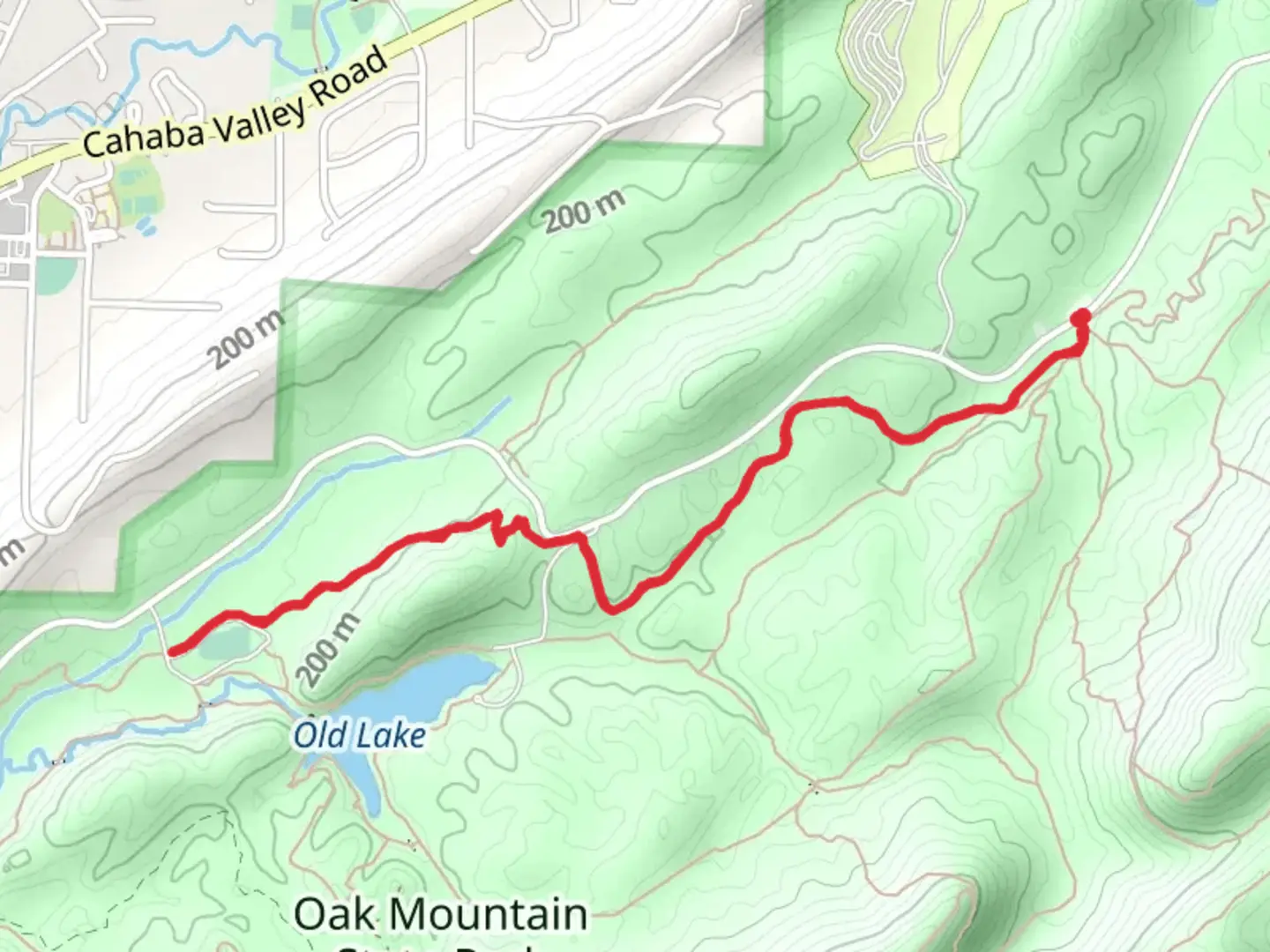 An image depicting the trail Cat Dog Snake and its surrounding area.