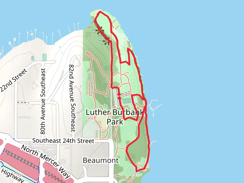 Luther Burbank Park and Calkins Point